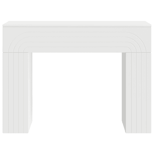 Mesa de Centro, Mesa baixa, Branco 102 x 35 x 75 cm Derivados de Madeira