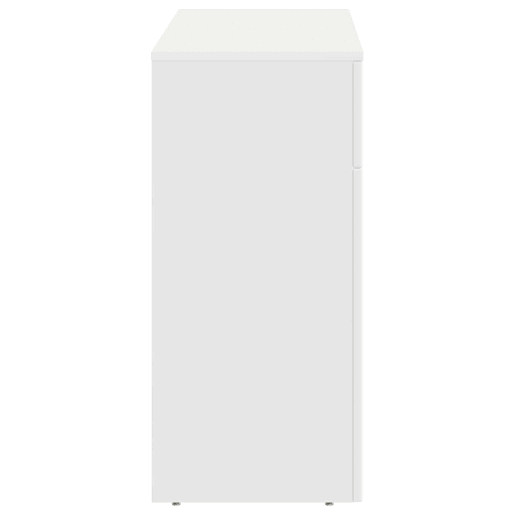 Mesa de Centro, Mesa baixa, Branco 102 x 35 x 75 cm Derivados de Madeira