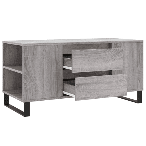 Mesa de Centro, Mesa baixa, derivados de madeira sonoma cinza