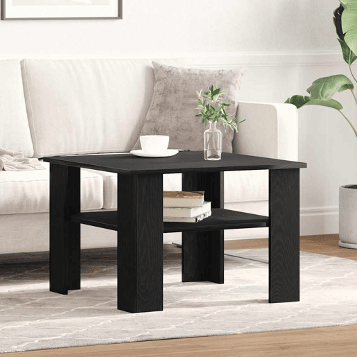 Mesa de Centro, Mesa baixa, Carvalho Preto 60 x 60 x 42 cm