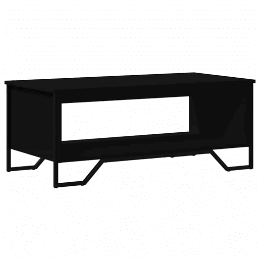 Mesa de Centro, Mesa baixa, 100x51x40 cm derivados de madeira preto