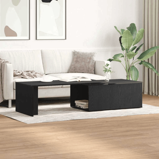 Mesa de Centro, Mesa baixa, Carvalho Preto 150 x 50 x 35 cm