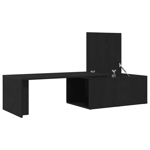 Mesa de Centro, Mesa baixa, Carvalho Preto 150 x 50 x 35 cm