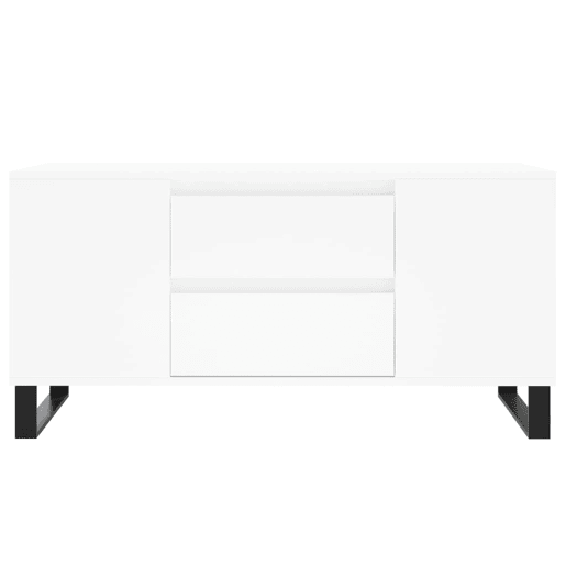 Mesa de Centro, Mesa baixa, 102x44,5x50 cm derivados de madeira branco