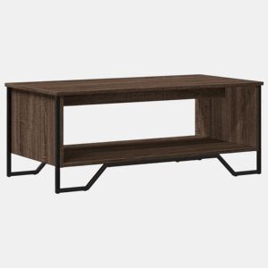 Mesa de Centro, Mesa baixa, 100x51x40 cm derivados madeira carvalho castanho
