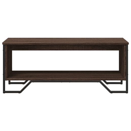 Mesa de Centro, Mesa baixa, 100x51x40 cm derivados madeira carvalho castanho