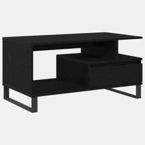 Mesa de Centro, Mesa baixa, com gaveta Carvalho Preto 90 x 49 x 45 cm