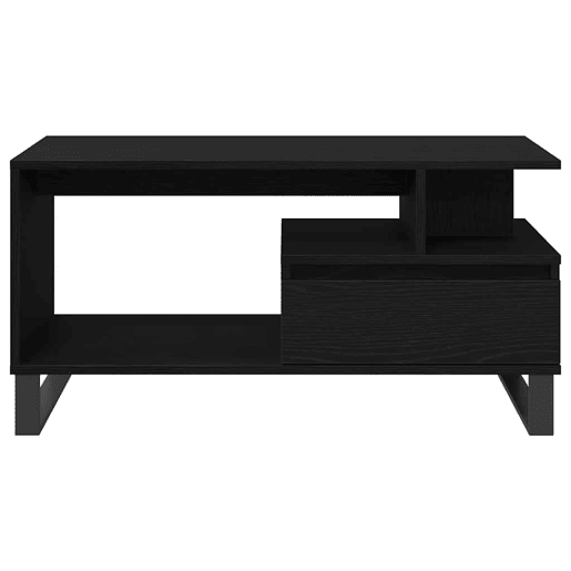 Mesa de Centro, Mesa baixa, com gaveta Carvalho Preto 90 x 49 x 45 cm