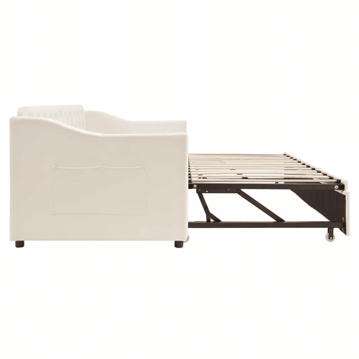 Cama com gavetão 90180x190 cm - com tomadas e compartimento para arrumação - tecido aveludado - Bege
