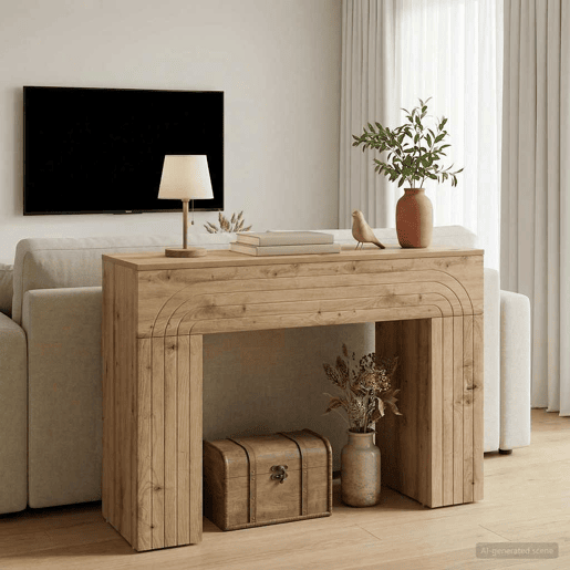 Mesa de Centro, Mesa baixa Carvalho Arttisan 102 x 35 x 75 cm