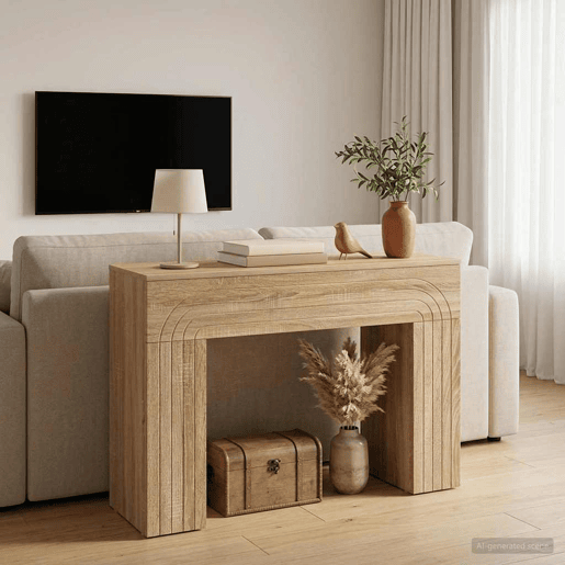 Mesa de Centro, Mesa baixa Carvalho Sonoma 102 x 35 x 75 cm