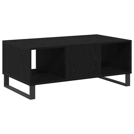 Mesa de Centro, Mesa baixa, com gaveta Carvalho Preto 90 x 50 x 36,5 cm