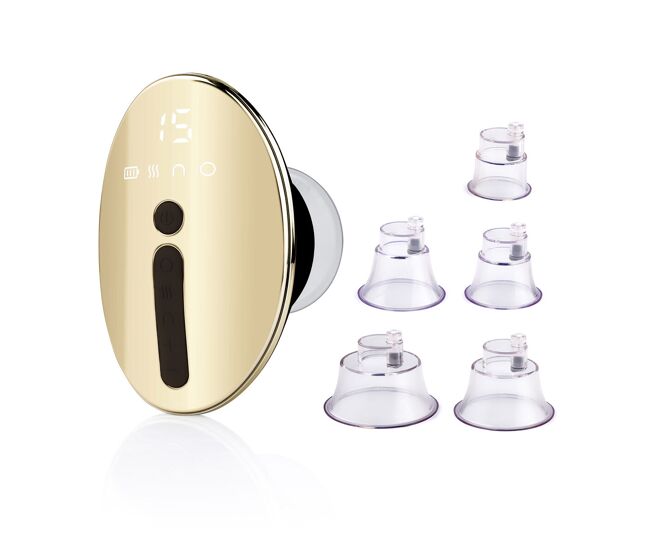 Beautifly masajeador de mano eléctrico therm body revive golden