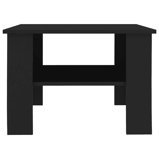 Mesa de Centro, Mesa baixa, 60x60x42 cm derivados de madeira preto