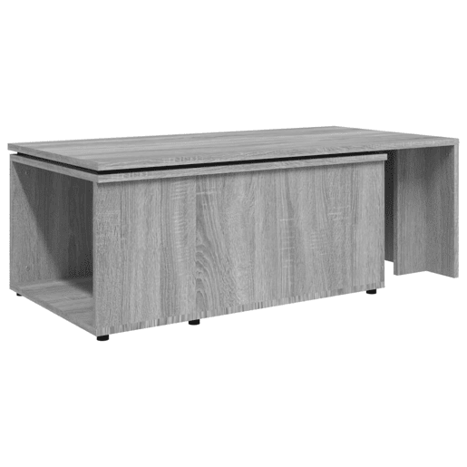 Mesa de Centro, Mesa baixa, 150x50x35 cm derivados de madeira cinza sonoma