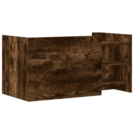 Mesa de Centro, Mesa baixa, 100x50x50cm derivados de madeira carvalho fumado