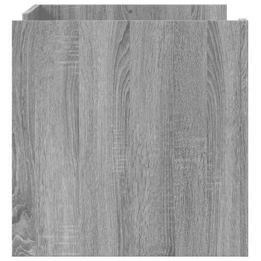 Mesa de Centro, Mesa baixa, 80x50x50 cm derivados de madeira cinzento sonoma