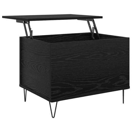 Mesa de Centro, Mesa baixa, Carvalho Preto 60 x 44,5 x 45 cm
