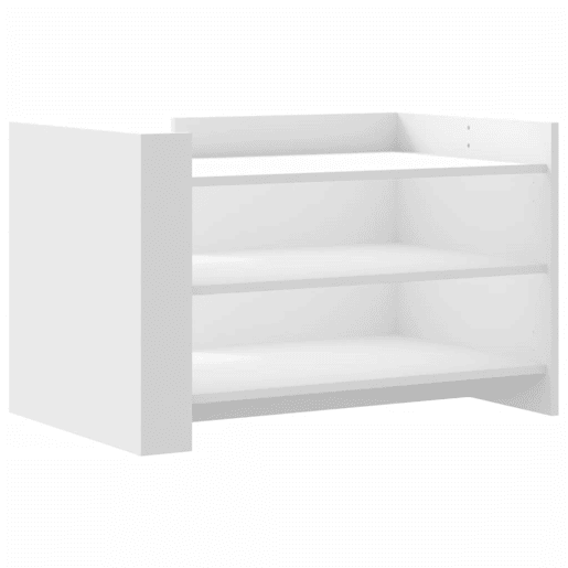 Mesa de Centro, Mesa baixa, 80x50x50 cm derivados de madeira branco