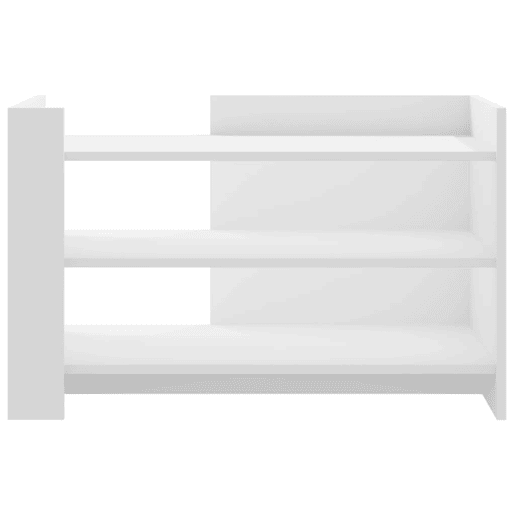 Mesa de Centro, Mesa baixa, 80x50x50 cm derivados de madeira branco