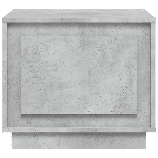 Mesa de Centro, Mesa baixa, 51x50x44 cm derivados de madeira cinza cimento