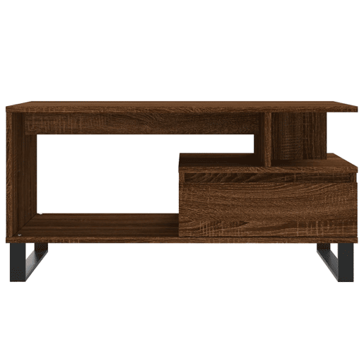 Mesa de Centro, Mesa baixa, 90x49x45 cm derivados de madeira carvalho castanho Mesa de Centro, Mesa baixa, 90x49x45 cm derivados de madeira carvalho castanho