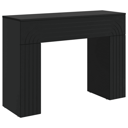 Mesa de Centro, Mesa baixa, Preto 102 x 35 x 75 cm Derivados de Madeira