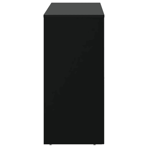 Mesa de Centro, Mesa baixa, Preto 102 x 35 x 75 cm Derivados de Madeira