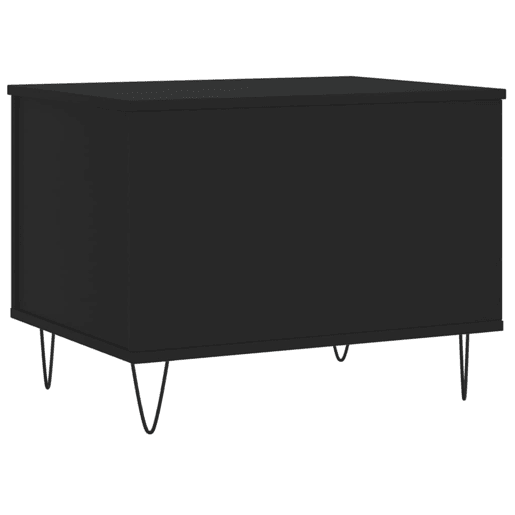 Mesa de Centro, Mesa baixa, 60x44,5x45 cm derivados de madeira preto
