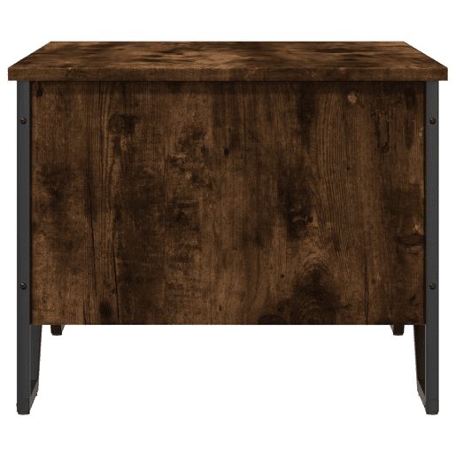 Mesa de Centro, Mesa baixa, 75x51x40 cm derivados de madeira carvalho fumado