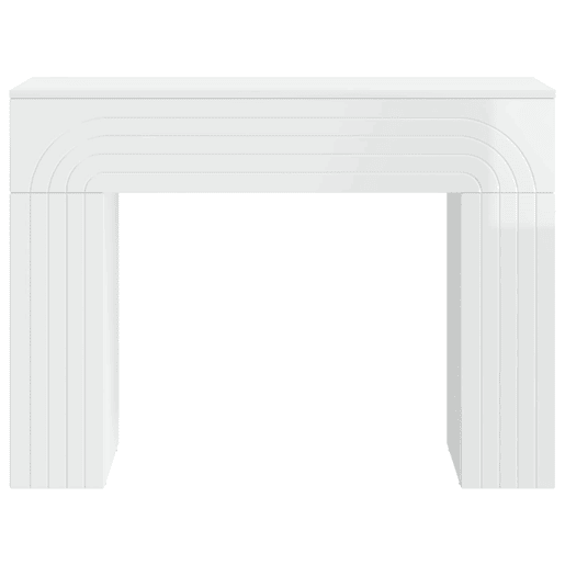 Mesa de Centro, Mesa baixa, Branco Brilhante 102 x 35 x 75 cm