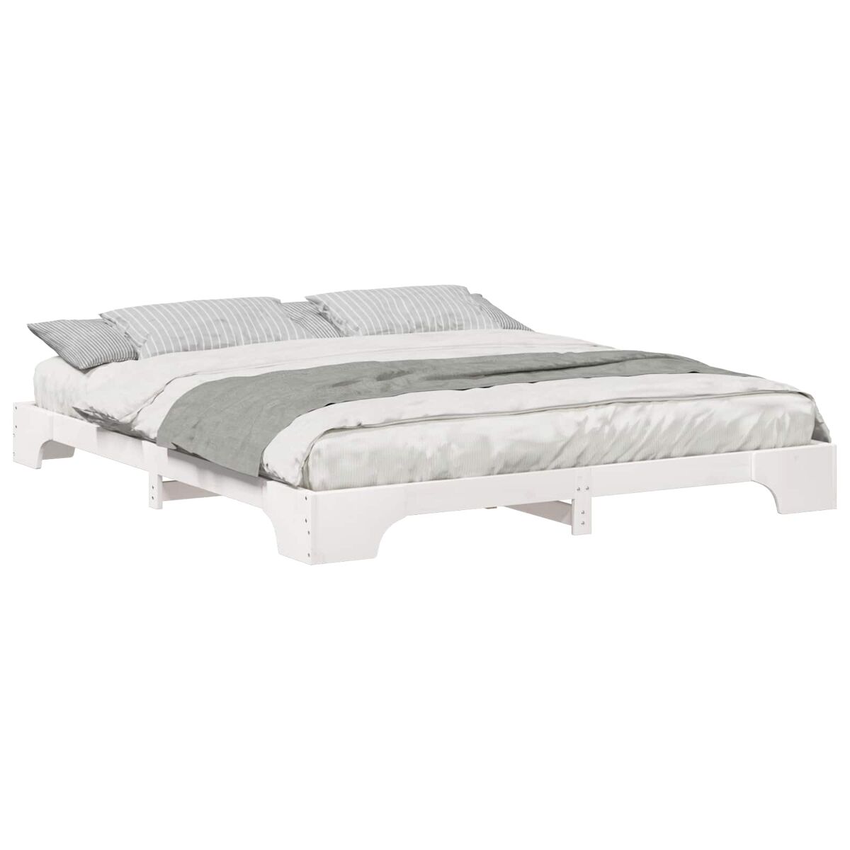 Estructura de cama doble matrimonial - 180 x 220 cm madera de pino macizo