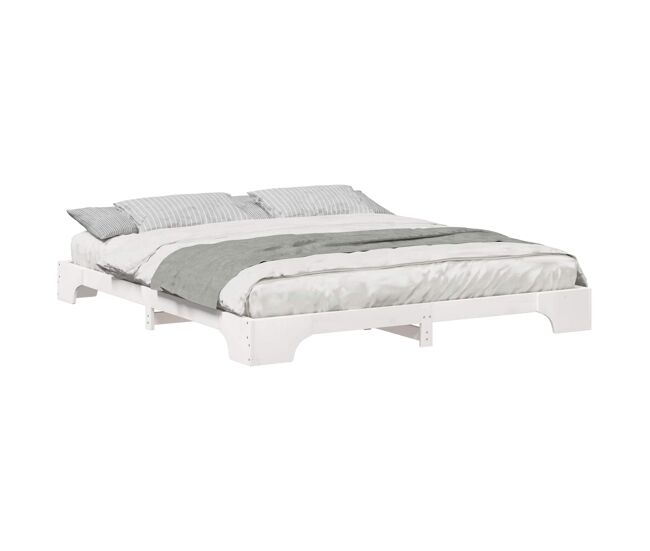 Estructura de cama doble matrimonial - 180 x 220 cm madera de pino macizo