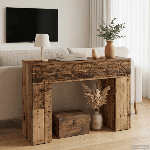 Mesa de Centro, Mesa baixa, Madeira antiga 102 x 35 x 75 cm
