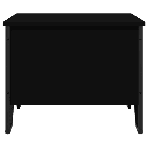 Mesa de Centro, Mesa baixa, 75x51x40 cm derivados de madeira preto