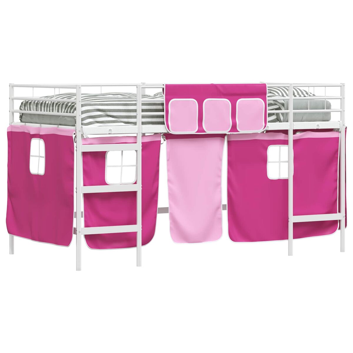 Estructura de Cama Alta Infantil 205x95 Blanco