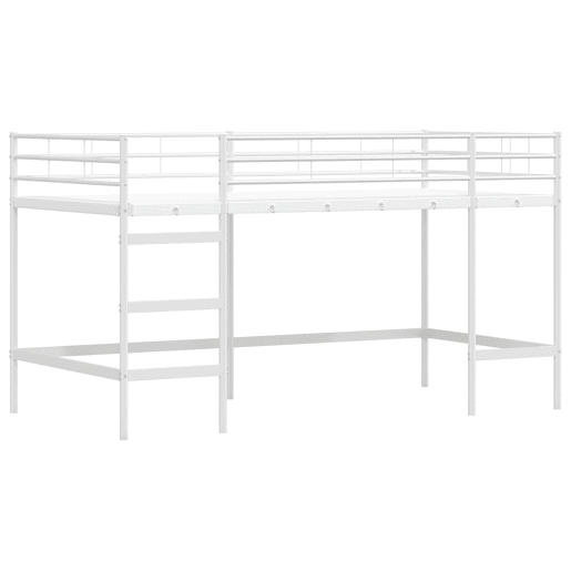 Estrutura de Cama Infantil Loft para Crianças com Cortinas 99,5 x 200 cm