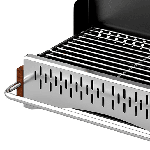 Outsunny Barbecue a Carvão Dobrável, Barbecue Portátil, 50,5x34x33 cm, com Bandeja de Carvão Removível, para Camping, Piqueniques, Festas no Jardim, Preto