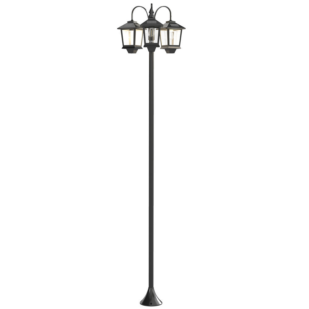 Farola Solar ABS, Aluminio Outsunny