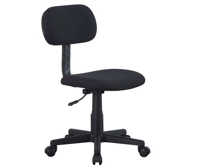 Silla de estudio blacy color negro giratoria altura regulable habitación juvenil