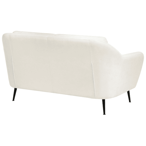 Beliani Sofá de 2 lugares Chenille EIBY Beliani Sofá de 2 lugares Chenille EIBY
