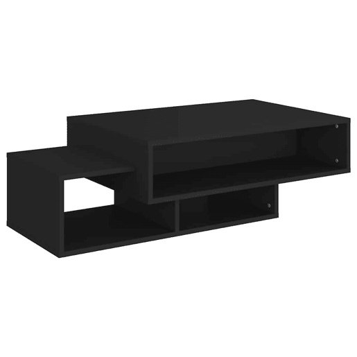 Mesa de Centro, Mesa baixa, 105x55x32 cm derivados de madeira preto