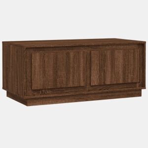 Mesa de Centro, Mesa baixa, 102x50x44 cm derivados madeira carvalho castanho