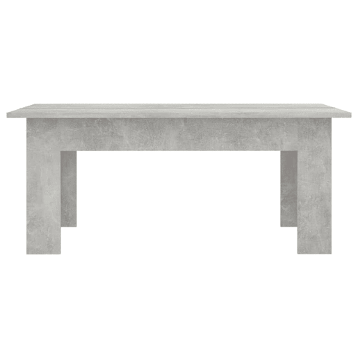 Mesa de Centro, Mesa baixa, 100x60x42 cm derivados madeira cinzento cimento