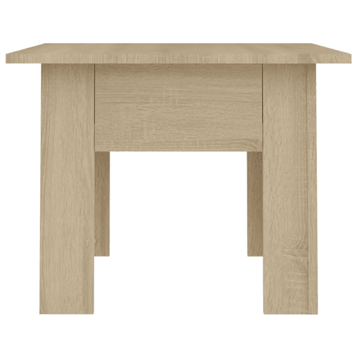 Mesa de Centro, Mesa baixa, 55x55x42 cm aglomerado cor carvalho sonoma