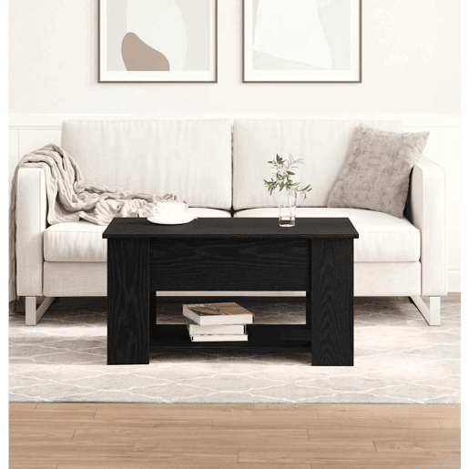 Mesa de Centro, Mesa baixa, Carvalho Preto 79 x 49 x 41 cm