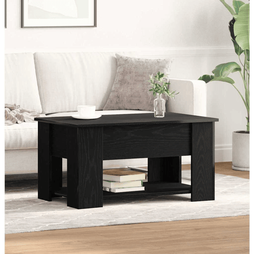 Mesa de Centro, Mesa baixa, Carvalho Preto 79 x 49 x 41 cm