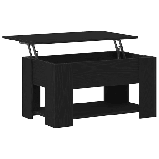 Mesa de Centro, Mesa baixa, Carvalho Preto 79 x 49 x 41 cm