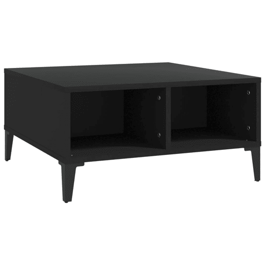 Mesa de Centro, Mesa baixa, 60x60x30 cm contraplacado preto