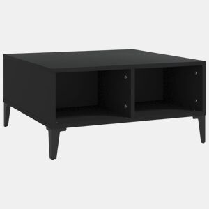 Mesa de Centro, Mesa baixa, 60x60x30 cm contraplacado preto